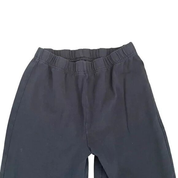 Lands’ End Black Mid-Rise Cotton Blend Soft Running Yoga Sporty Leggings SZ L - Picture 3 of 12